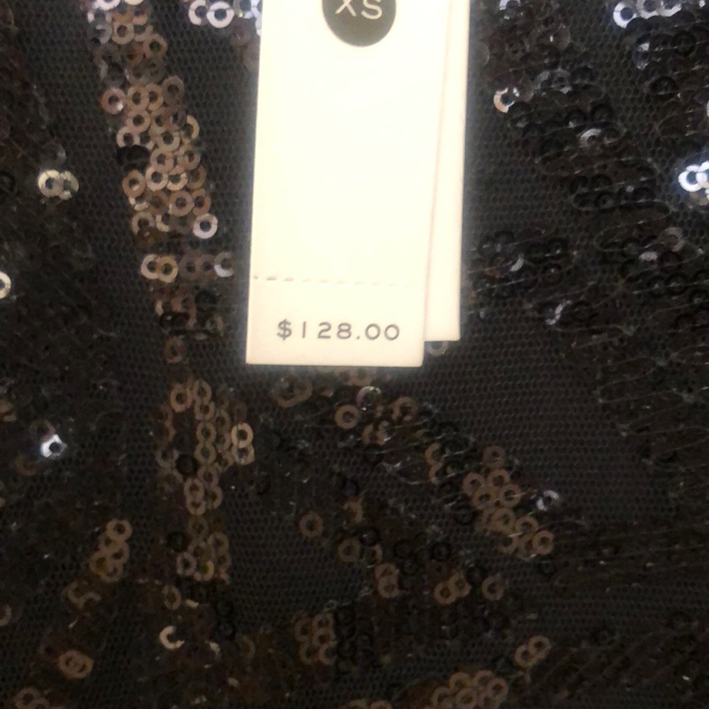 NEW!  Aqua Sequin Mini Dress - Picture 9 of 9